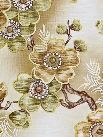 Green And Brown Floral Wallpaper