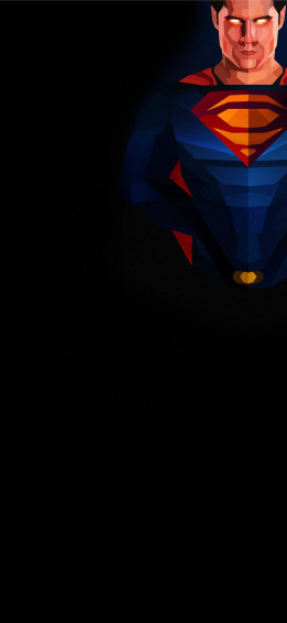 Geometrical Art Superman Symbol iPhone Wallpaper