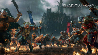 4k Shadow Of War Background Orcs Fighting Wallpaper