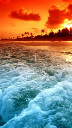 Beach Awesome iPhone 5s Wallpaper iPad