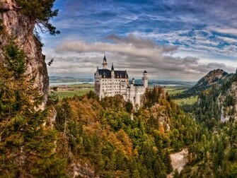 Neuschwanstein Hintergrundbilder Bayern Schloss Frei