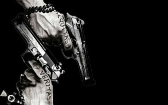 Black Boondock Saints Art HD Desktop Wallpaper