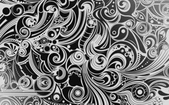 Tablet Wallpaper Black And White Shapes Android