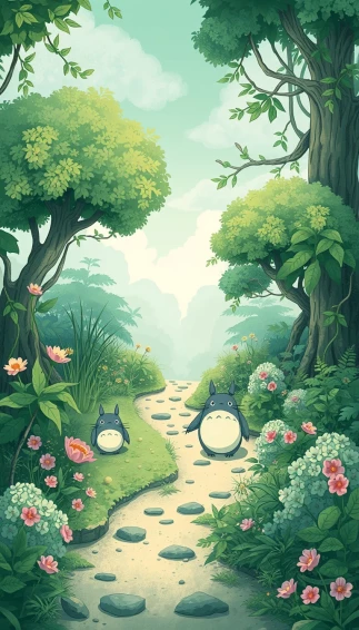 Studio Ghibli Phone Wallpaper