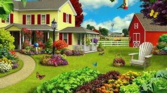 Green Acres Farm Desktop Wallpaper Spring Themes