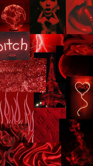 Red And Black Aesthetic Background Wallpaper