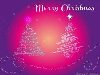 Pink Christmas Tree Wallpaper