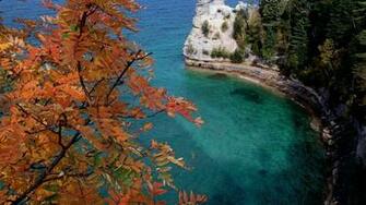 Rocks Michigan Wallpaper National Park