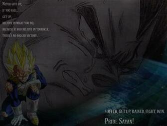 Vegeta Pride Quotes