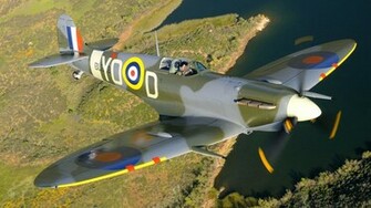 Spitfire Wallpaper Military