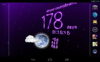 This 3d Weather Live Wallpaper Have Awesome Animations Clock