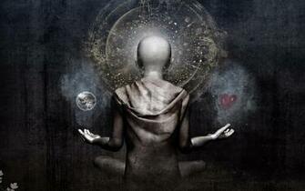 Buddha Meditation Wallpaper Artwork Monk Buddhist