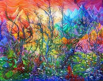 Trippy Landscape Wallpaper