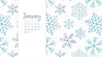 January Background Image In Collection