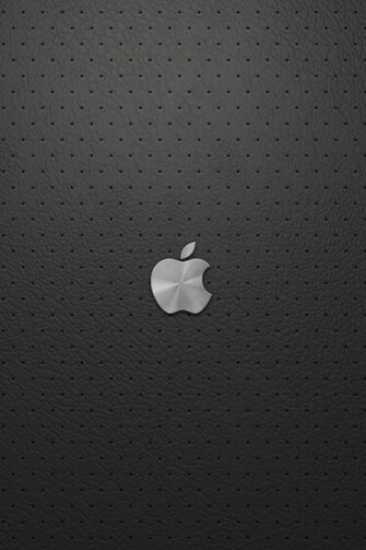 Apple Logo Leather iPhone Wallpaper And 4s