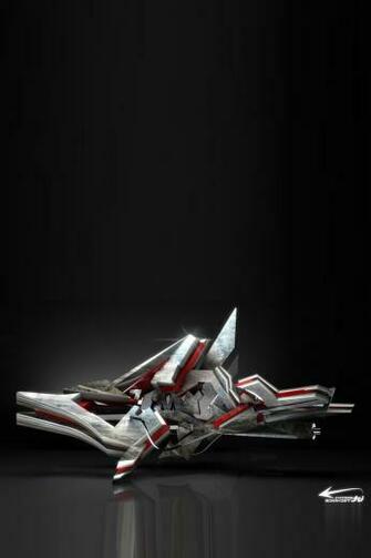 Dark 3d Graffiti iPhone HD Wallpaper
