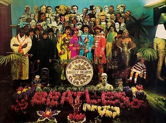 The Beatles Wallpaper Sgt Pepper Jessica Alba HD iPhone