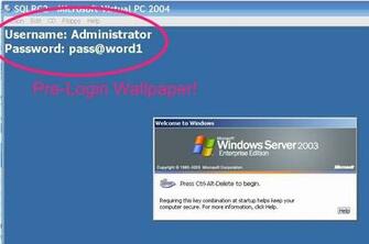 Wallpaper Of A Virtual Machine Or Any Windows For That Matter