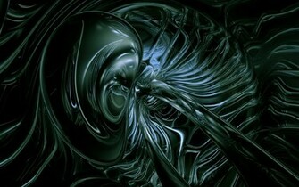 Dark Giger 3d Wallpaper Background