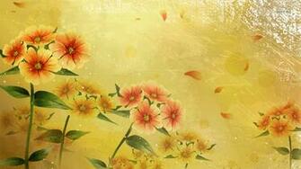 Pastel Flowers Wallpaper Artistic
