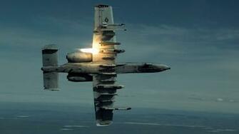 A10 Jet Plane Full HD Desktop Wallpaper 1080p