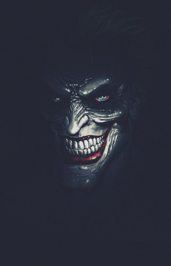 Wallpaper For iPhone Pro Max Black Joker New