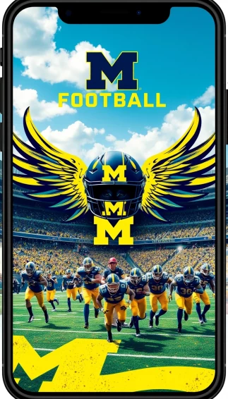 Michigan Football Phone Wallpaper
