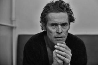 Monochrome Willem Dafoe Wallpaper