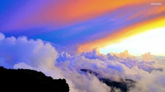 Cloud Background Desktop Chillcover Colorful