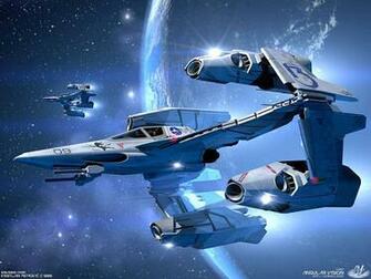 Amazing Spaceship Wallpaper