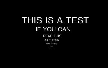Wallpaper Background Black Text Letters Test Image For