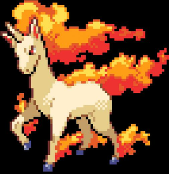 Rapidash Ponyta And Pokemon Png Image With No
