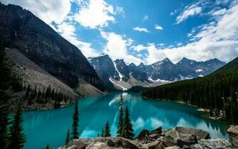 Lake In Banff National Park Alberta Canada Wallpaper And Image