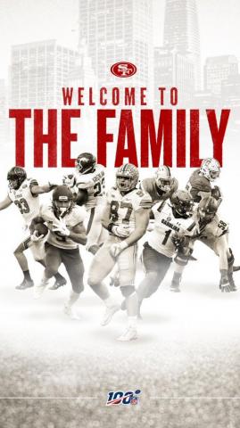 San Francisco 49ers On New Wallpaper Celebrating The