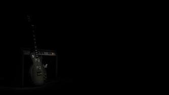 Guitars Strings Music Black Background Wallpaper