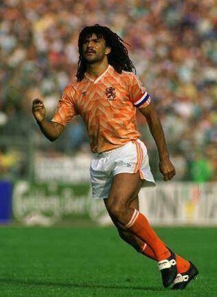Ruud Gullit Of Holland In Action At Euro Wallpaper