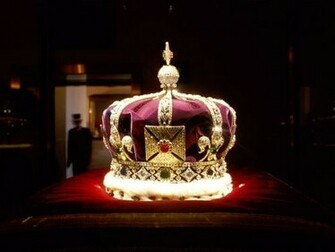 Crown Jewels London England Wallpaper