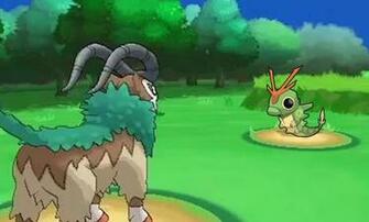Pokemon Mega Evolution Caterpie Battle Screen Shot By