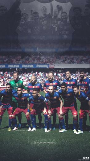 Team Wallpaper Barcaart