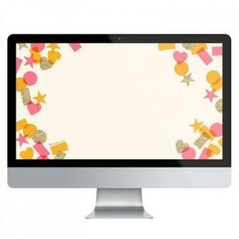January Confetti Calendar Wallpaper Sarah Hearts