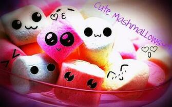 Cute Marshmallow Wallpaper