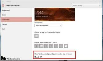 Remove The Background Picture On Windows Sign In Screen