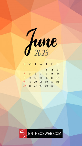 June Calendar Phone Wallpaper Entheosweb