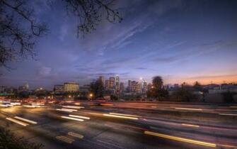 Desktop Wallpaper Of Downtown La Photo Los Angeles California