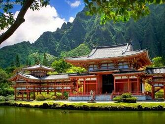 Places Byodo In Temple Oahu Hawaii Desktop Wallpaper Nr