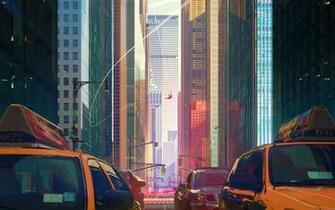 Wallpaper Of Comics Spider Man Poster Ny City Background HD