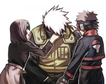 Kakashi Rin And Obito Fan Art