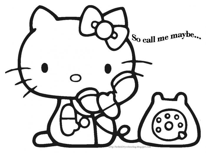 Hello Kitty Coloring S Wallpaper