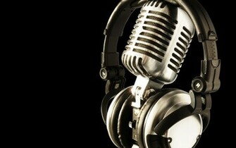 Retro Microphone Wallpaper Wide HD