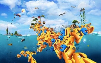 Artistic Abstract Image X HD Desktop Wallpaper